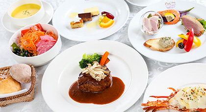 サンセットディナークルーズ　お食事メニュー